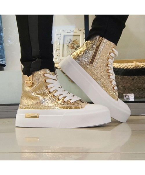 Дамски кецове 2187gold - DICIANI