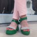 Дамски сандали 2WL-100green - DICIANI