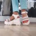 Дамски сандали с платформа 2W65white - DICIANI